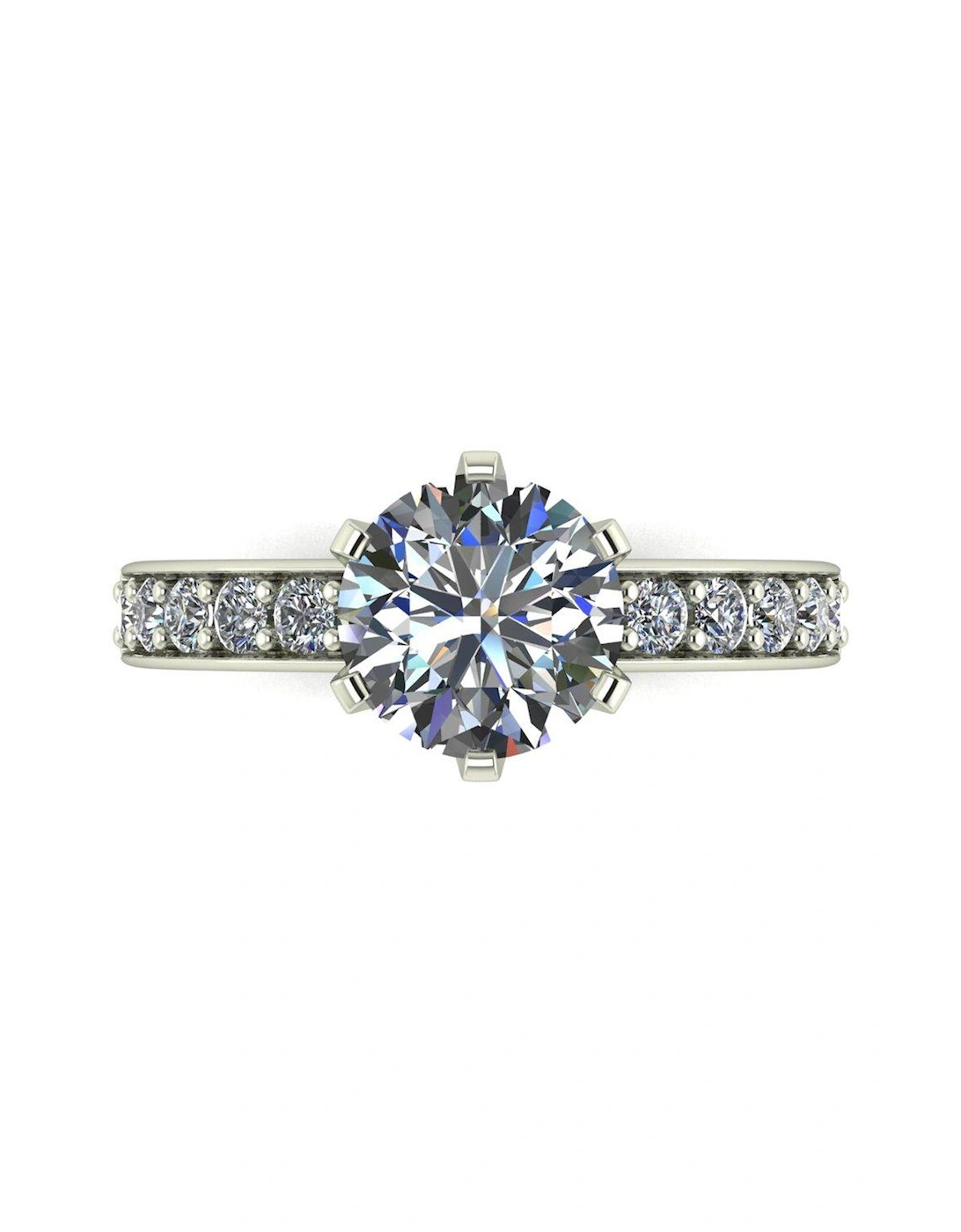 Lady Lynsey Platinum 2ct total Eq Solitaire Ring