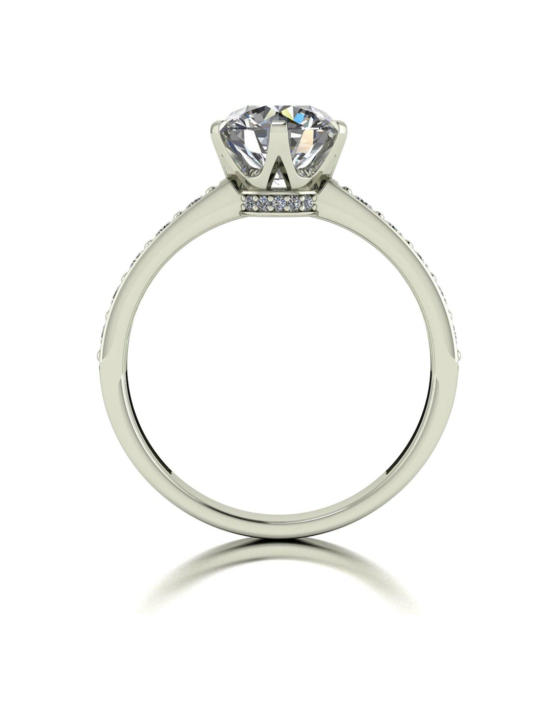 Lady Lynsey Platinum 2ct total Eq Solitaire Ring