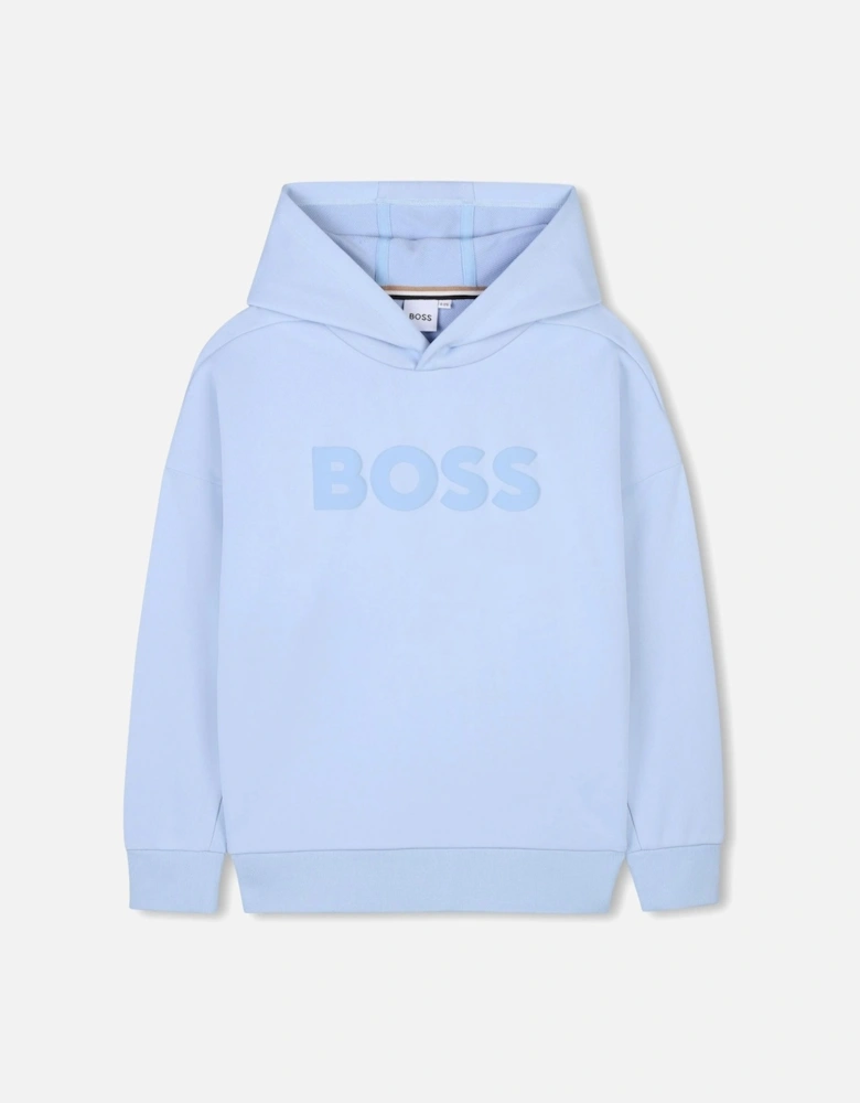 Boss Kids Pullover Hoodie Blue