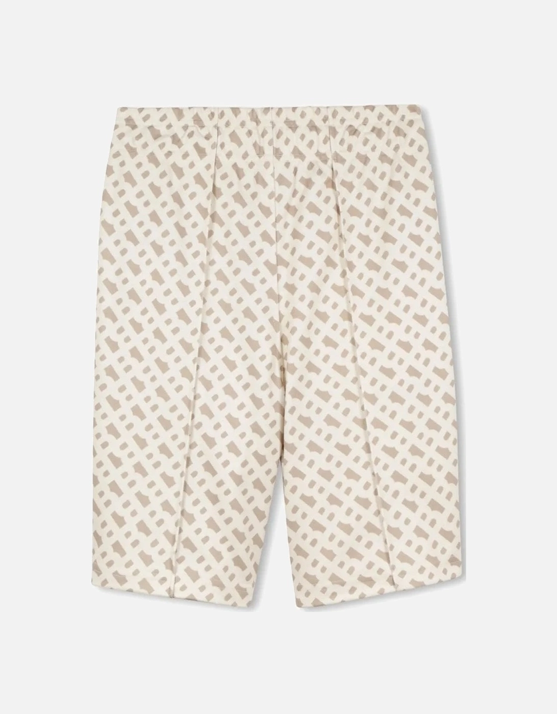 Boss Kids Monogram Shorts Beige