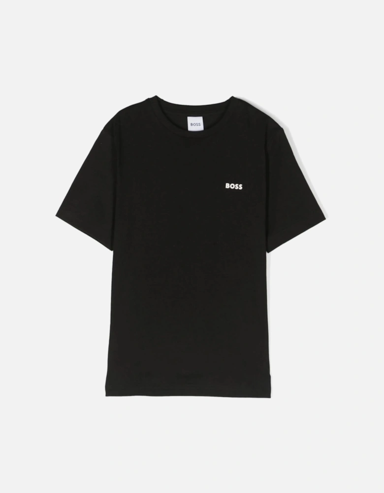 Boss Kids Branded T-shirt Black