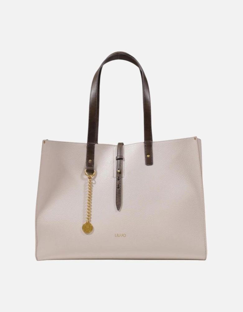 Handbag with Shoulder Strap Women - Beige Bags