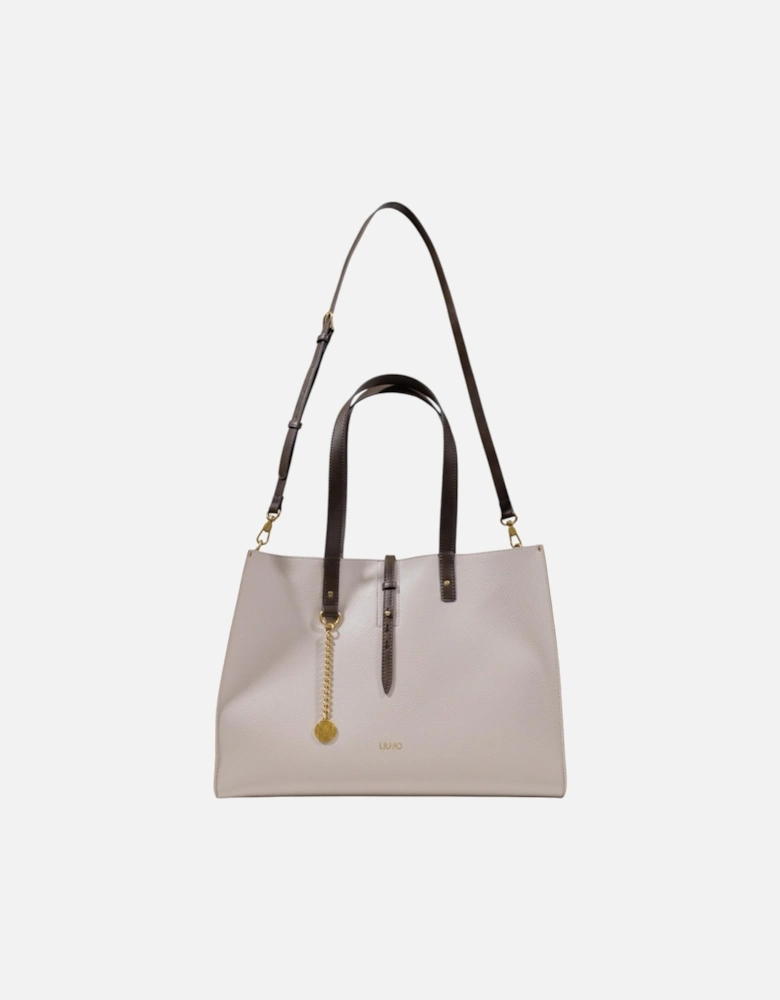 Handbag with Shoulder Strap Women - Beige Bags