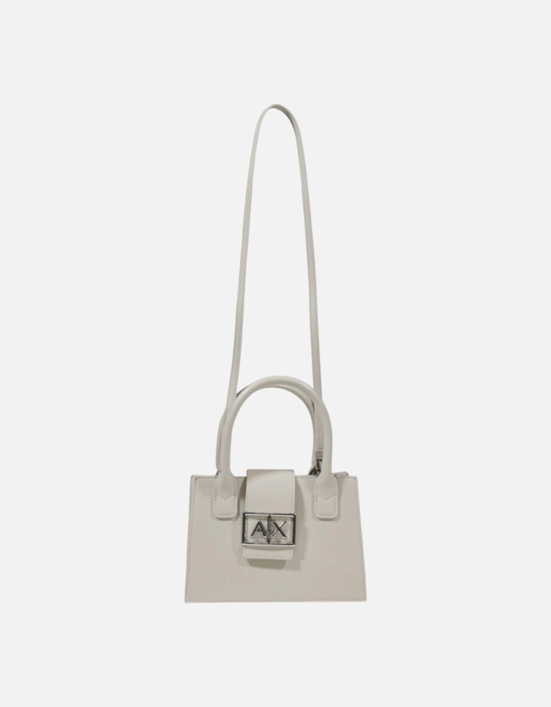 Handbag with Shoulder Strap and Inside Pockets Women - Grey Bags