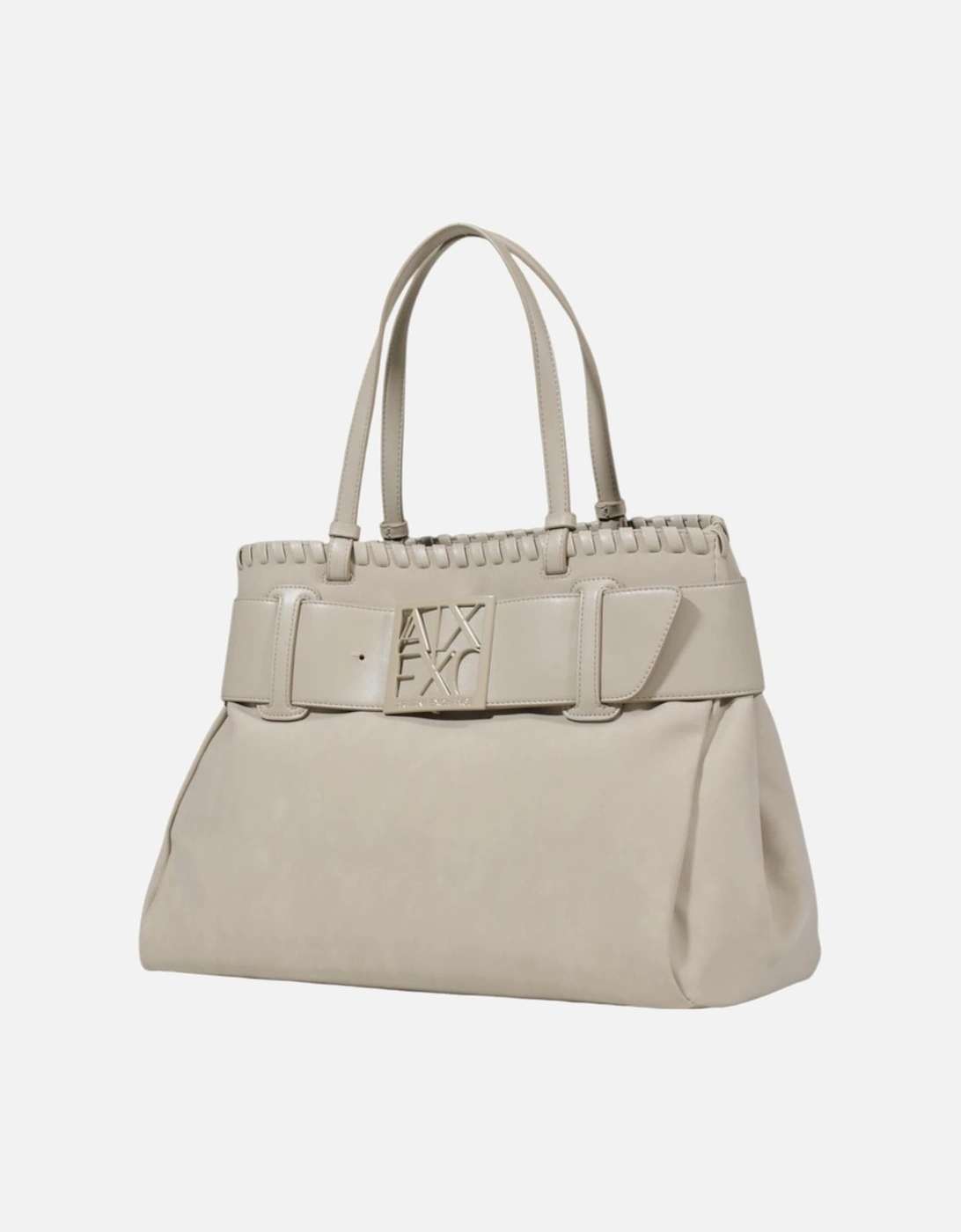 Handbag with Zip Fastening Women - Beige Bags