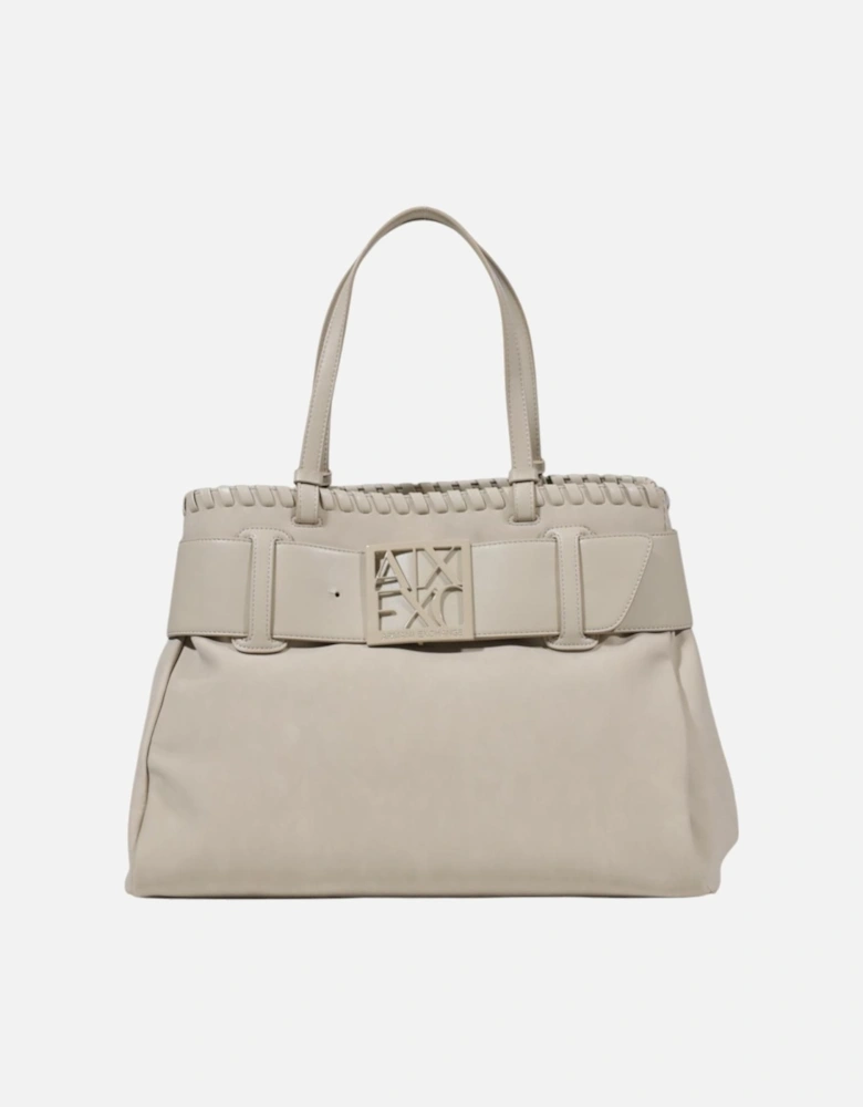 Handbag with Zip Fastening Women - Beige Bags