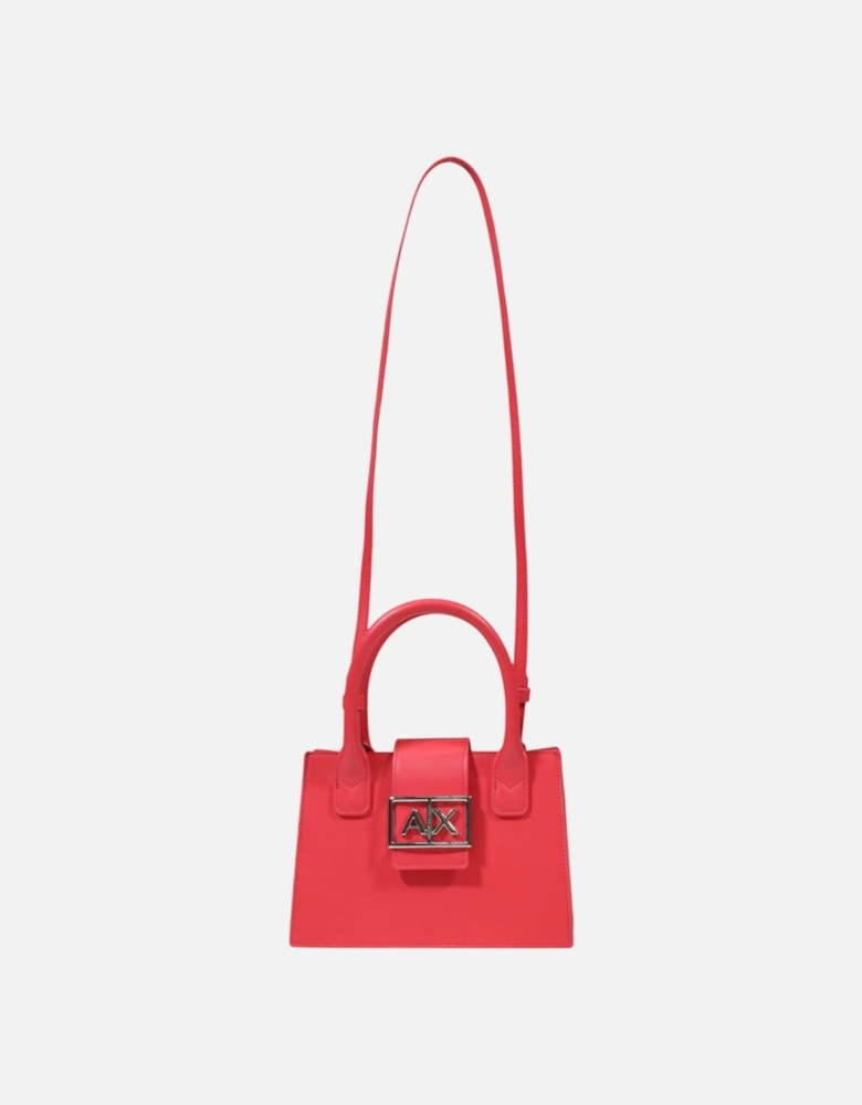 Handbag with Shoulder Strap and Inside Pockets Women - Coral Bags