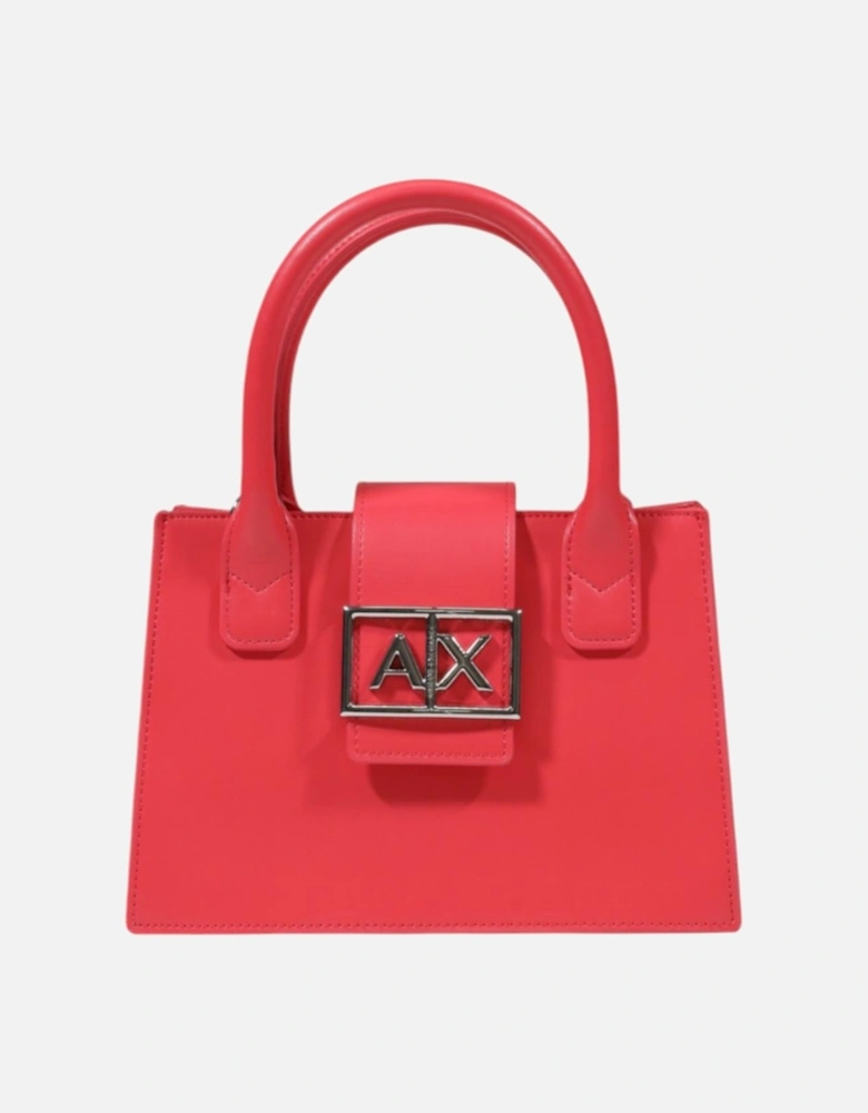 Handbag with Shoulder Strap and Inside Pockets Women - Coral Bags