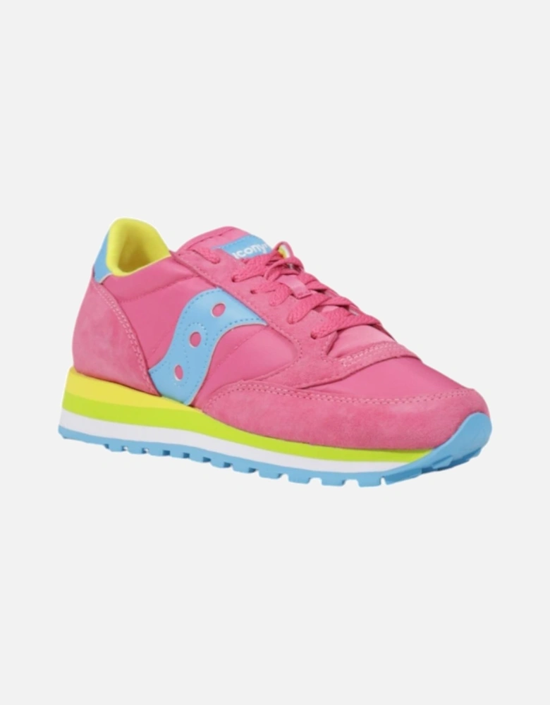 Leather Sneakers with Rubber Sole Women - Pink