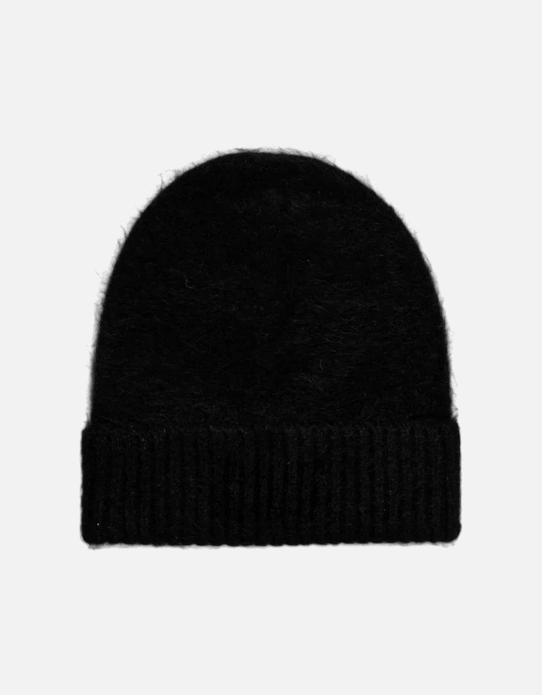 Alpaca Blend Knit Cap Women - Black Hats