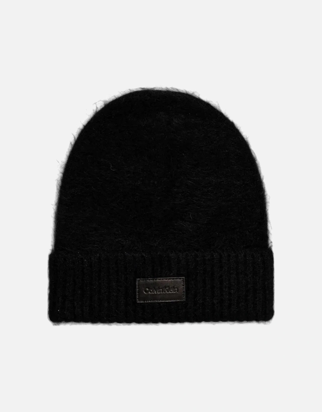 Alpaca Blend Knit Cap Women - Black Hats, 4 of 3