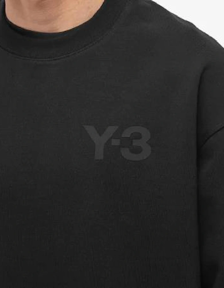 Chest Logo Sweatshirt - Black