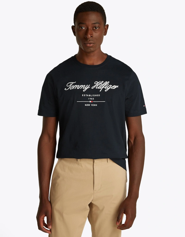 Mens Script Logo Tee