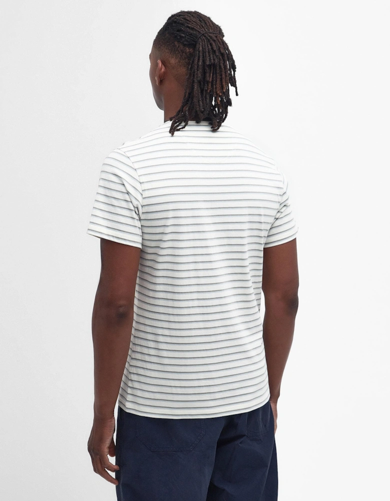 Ponte Stripe Mens Tailored T-Shirt