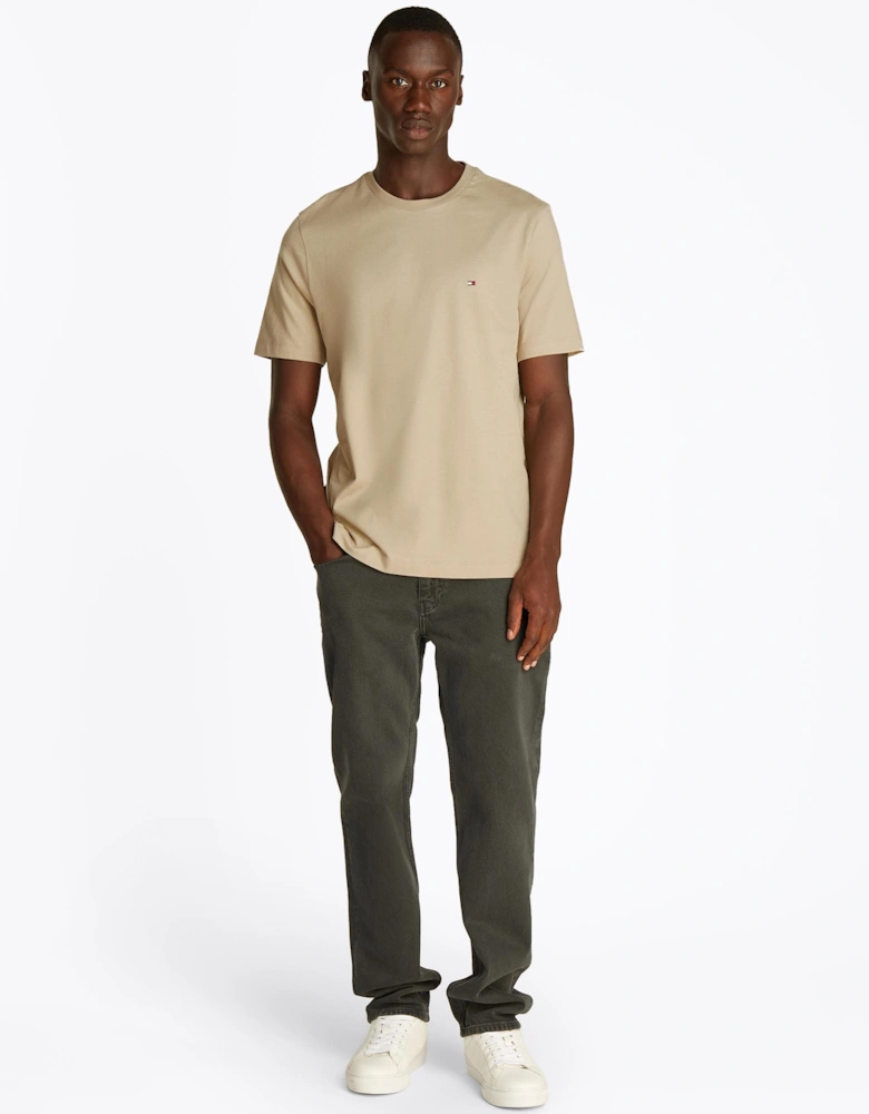 Essential Seasonal Regular Fit Solid Mens Tee