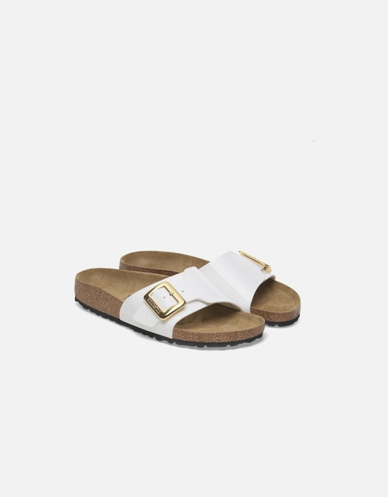 Catalina Cushion Big Buckle Womens Birko-Flor Patent Sandals