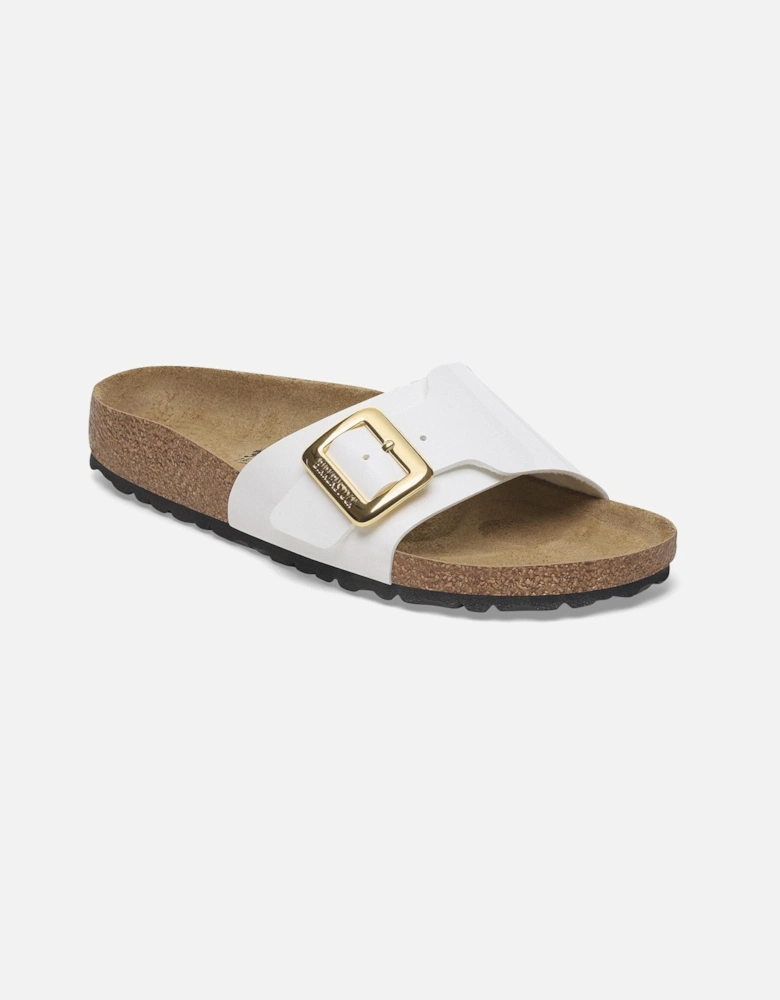 Catalina Cushion Big Buckle Womens Birko-Flor Patent Sandals