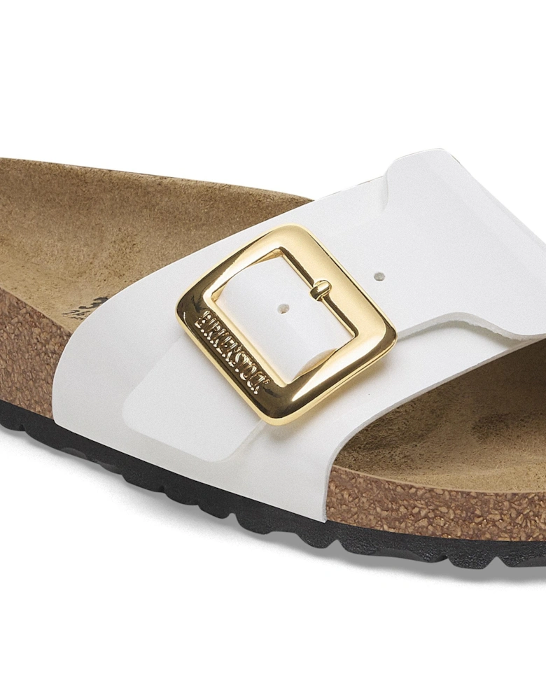 Catalina Cushion Big Buckle Womens Birko-Flor Patent Sandals