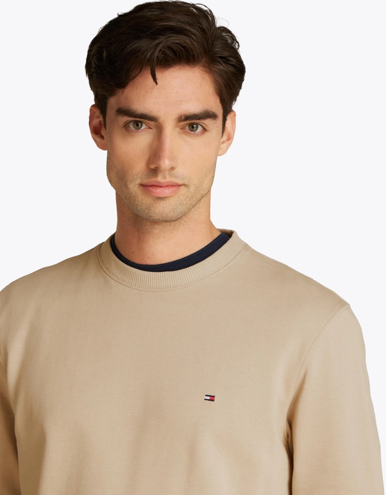 Essential Mens Terry Cotton Crew Neck