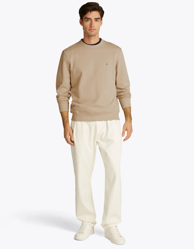 Essential Mens Terry Cotton Crew Neck