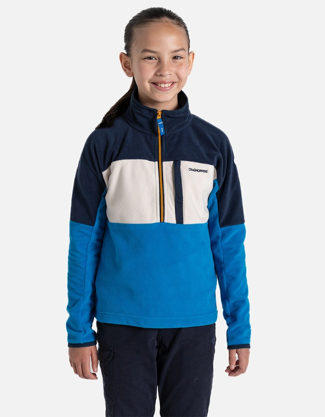 Childrens/Kids Bromley Half Zip Fleece Top