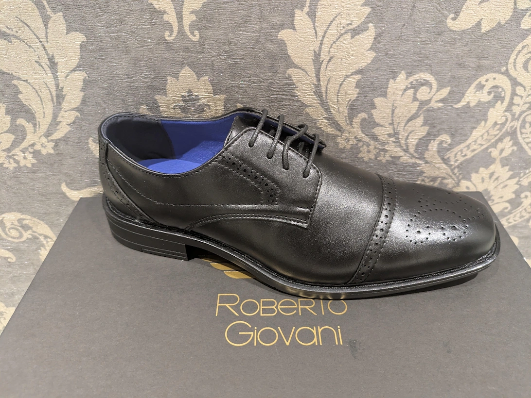 Eton Brogue Shoes - Black, 6 of 5