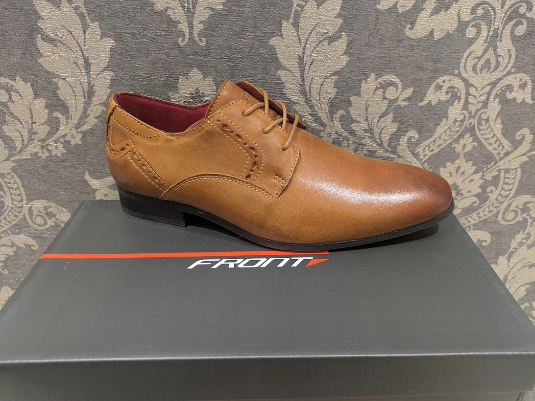 Front Rambla 2 Derby Shoes - Tan, 5 of 4