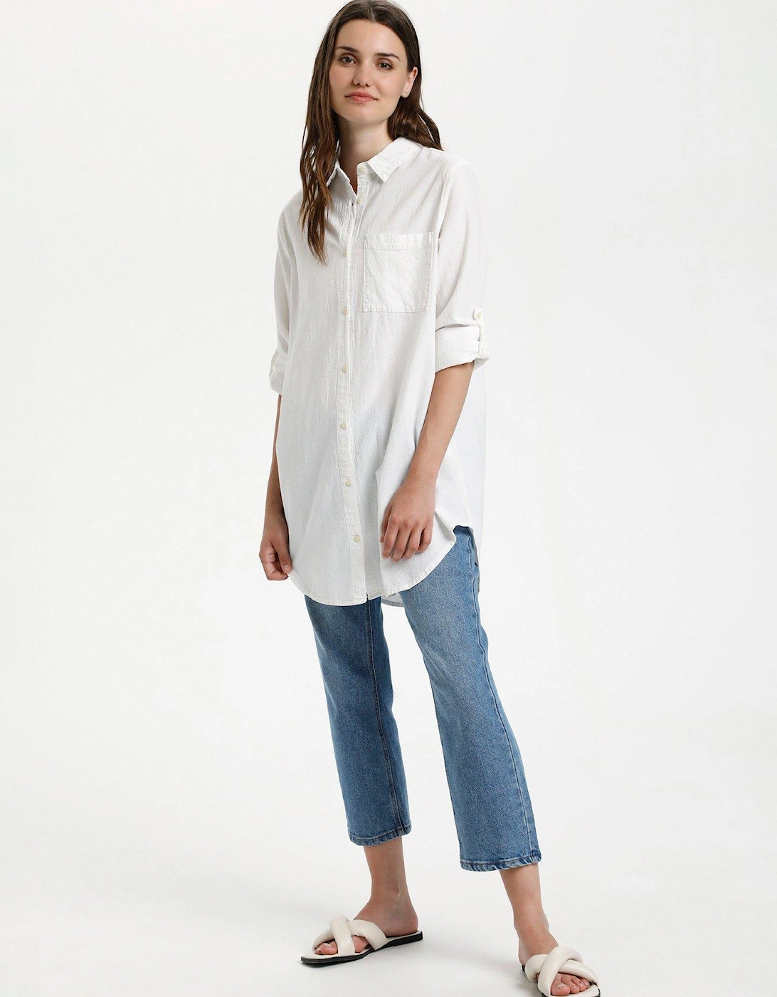 Naya Tunic Shirt - White, 2 of 1