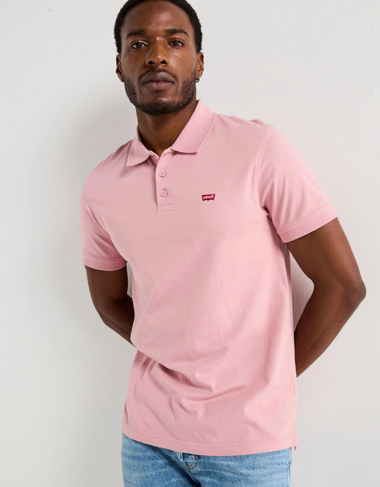 Housemark Logo Polo Shirt - Light Pink