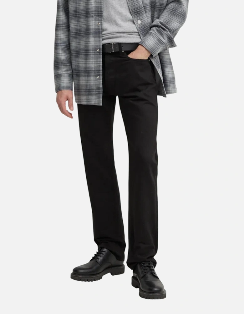 Checked Cotton Lapel Collar Shirt Women - Black