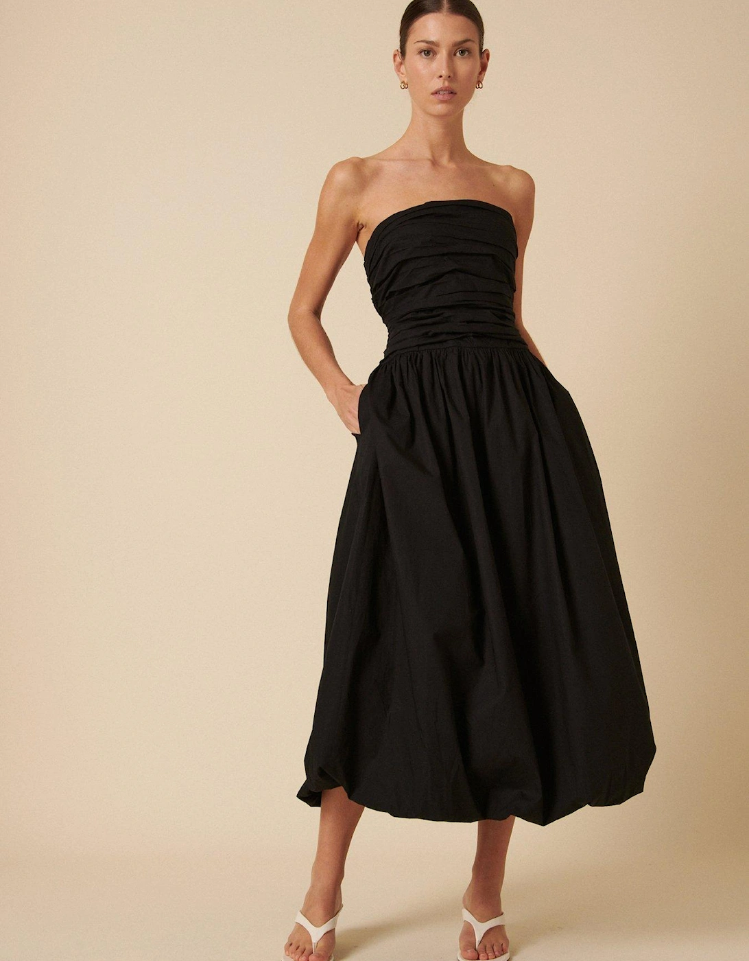 Dannie Midi Dress - Black, 2 of 1