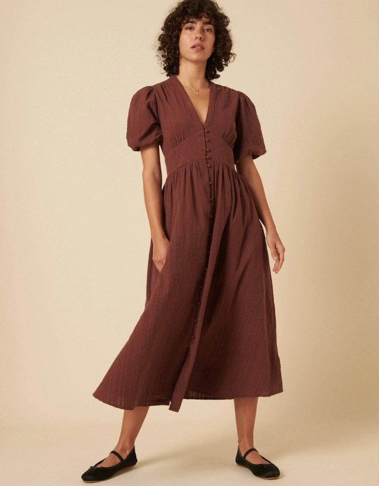 Starlight Midaxi Dress - Brown