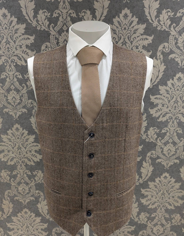 Sherlock Waistcoat - Brown