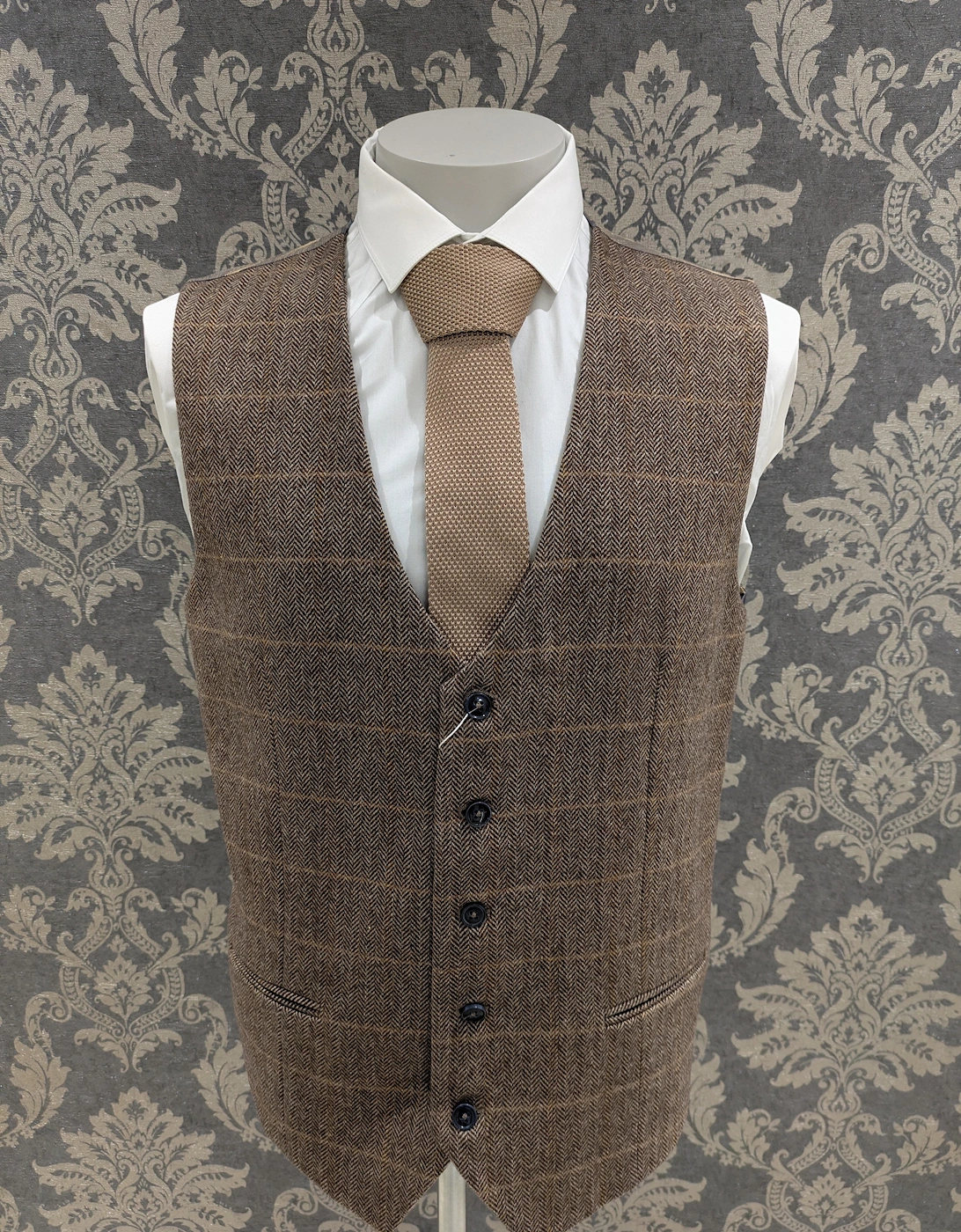 Sherlock Waistcoat - Brown, 8 of 7