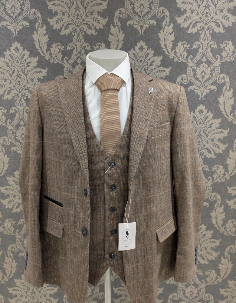 Sherlock Waistcoat - Brown