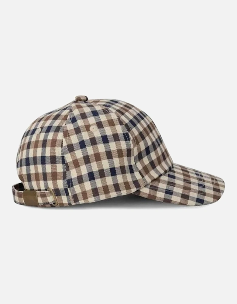 Active Iconic Check Baseball Cap - Beige