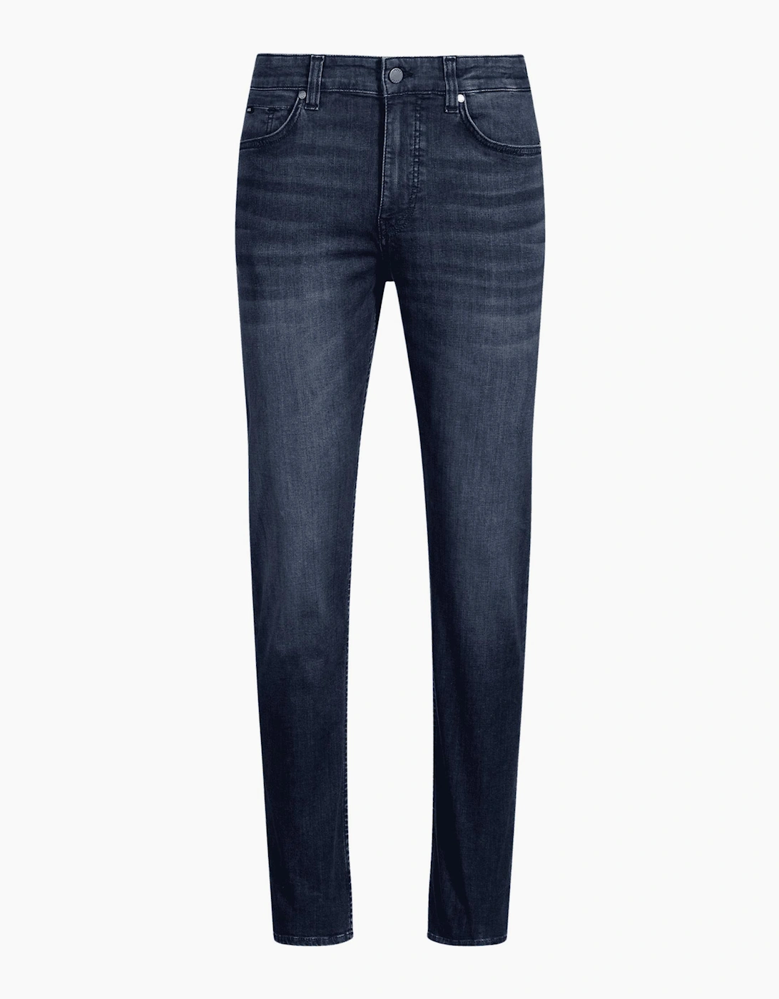 Hugo Boss Men's Blue P-Delaware Slim Fit Dark Jeans
