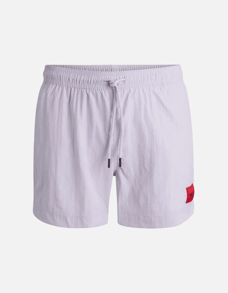 Dominca Print Logo Pink Swim Shorts