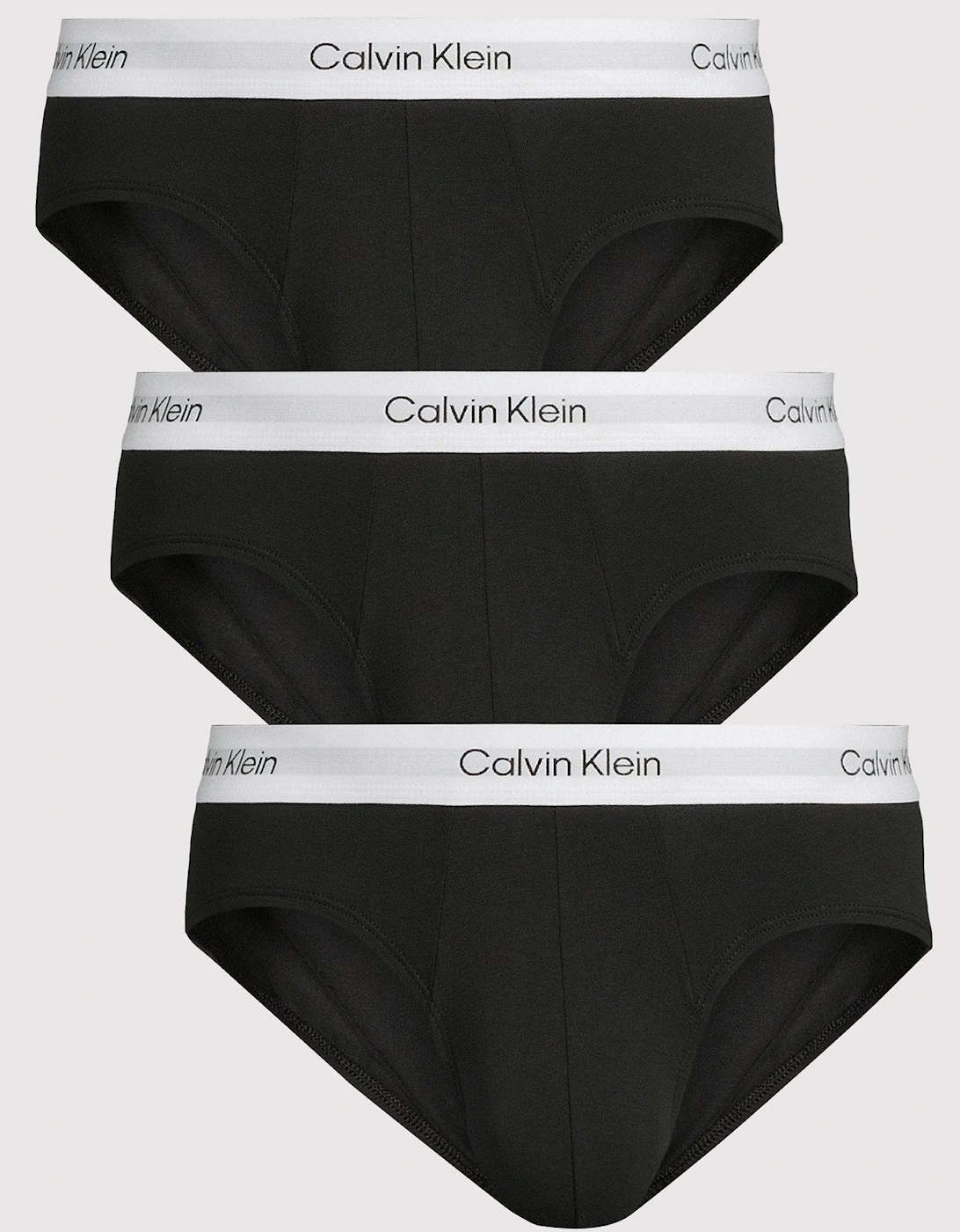 3 Pack of Icon Cotton Stretch Hip Briefs - Black, 2 of 1