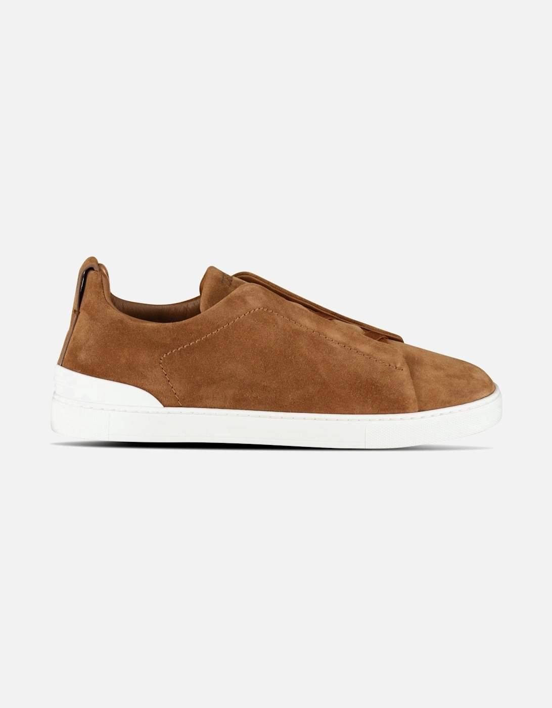 Triple Stitch Trainers Tobacco Brown Suede, 6 of 5