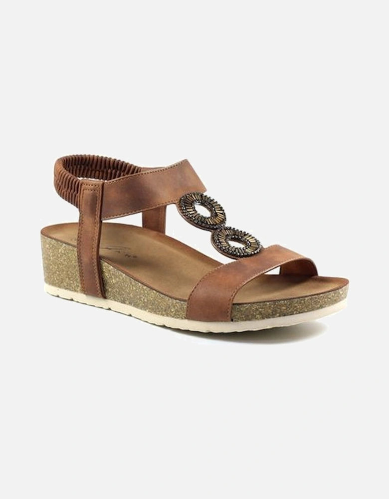 ladies sandal JLH359 Barwell in Tan