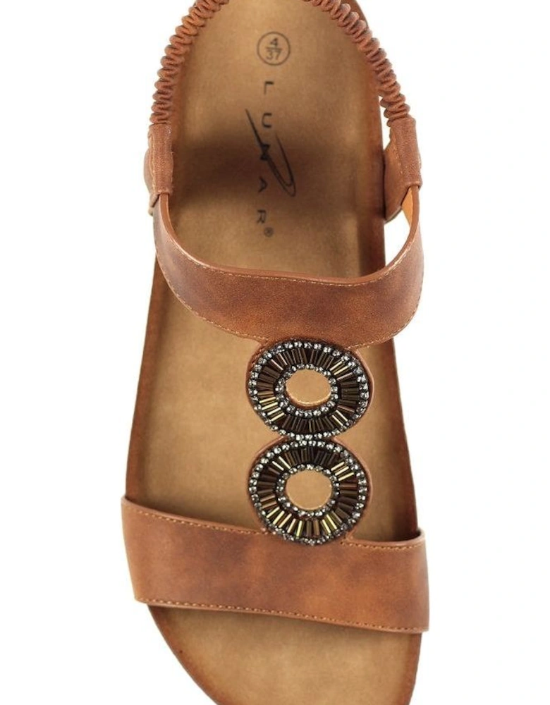 ladies sandal JLH359 Barwell in Tan