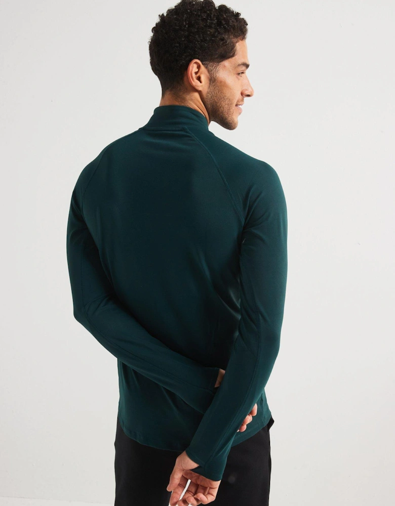 Mens Training Relentless 1/4 Zip - Green