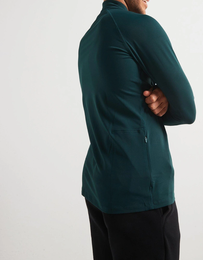 Mens Training Relentless 1/4 Zip - Green