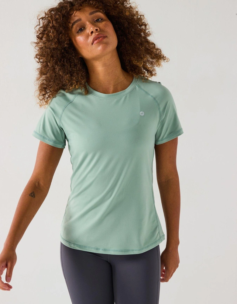 Womens Training Relentless Tee - Green