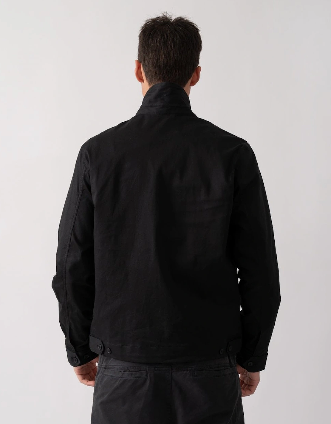 Mens Short Water-Repellent Cotton Jacket