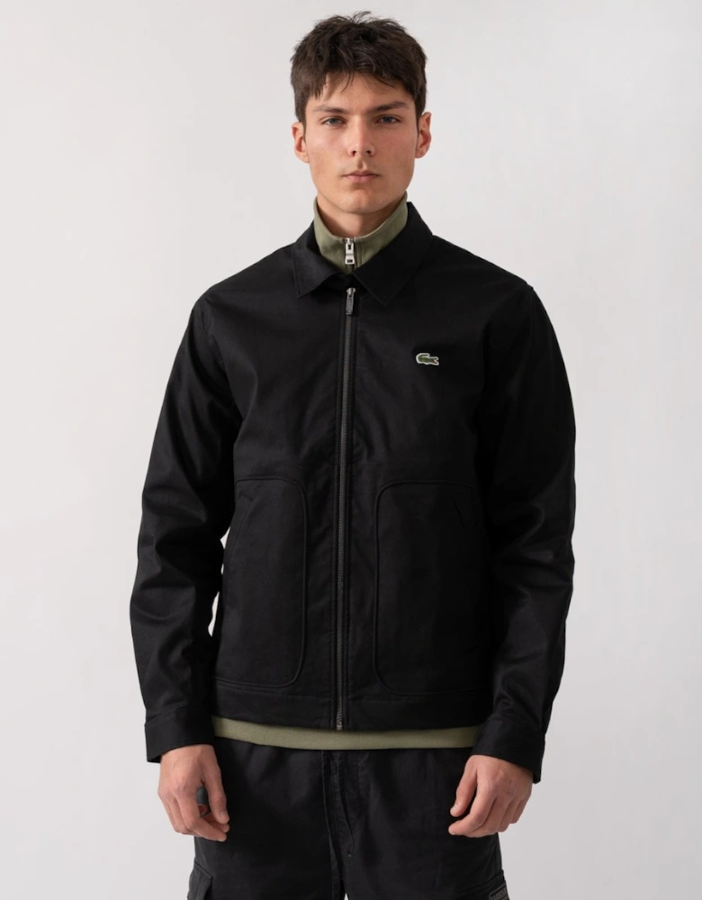 Mens Short Water-Repellent Cotton Jacket