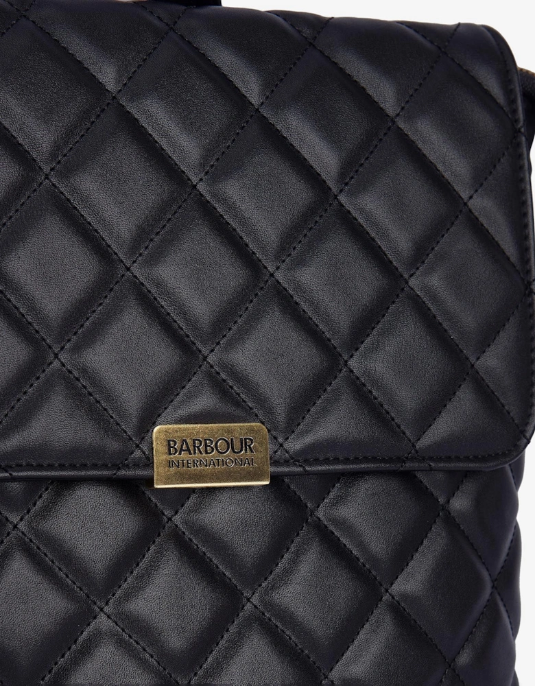 QUILTED HOXTON Womens Backpack Black