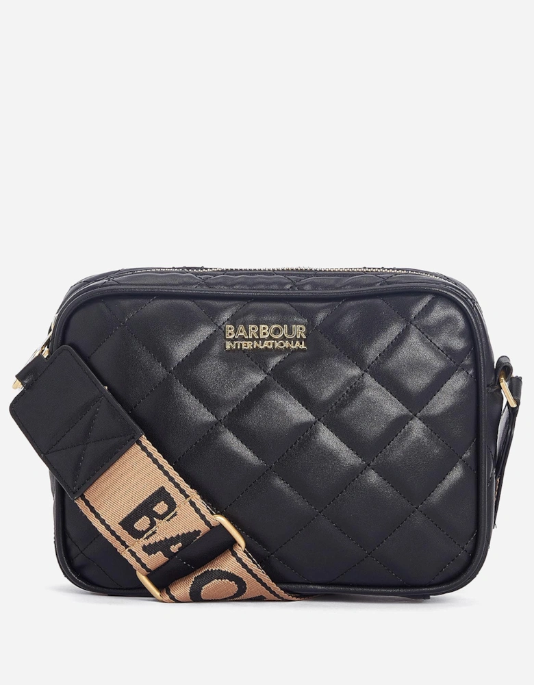 QUILTED SLOANE Womens Crossbody Bag Black