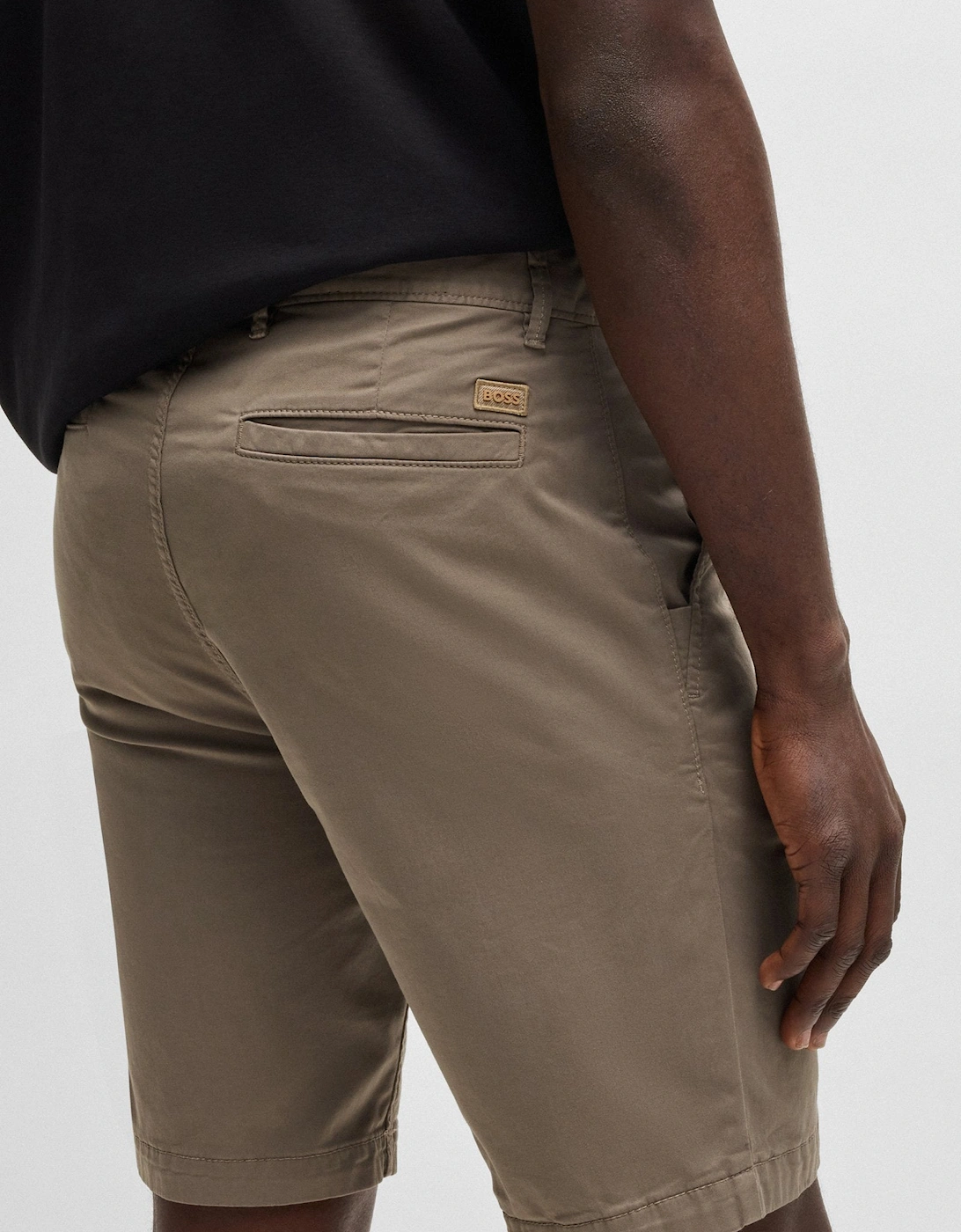 BOSS Orange Chino-slim-Shorts  294 Open Beige